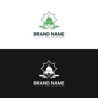 islamisches it- oder tech-logo-design vektor