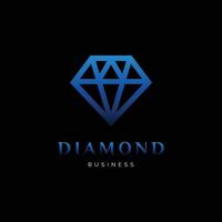 diamant ikon logotyp design mall vektor