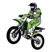 Moto-Cross-Vektor-Illustration vektor