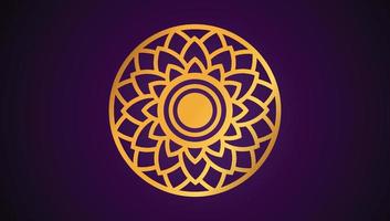islamische Mandala-Kunst für zeitgenössisches Grafikdesign vektor
