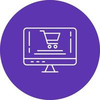 online shopping vektor ikon