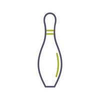 Bowling-Pin-Vektor-Symbol vektor