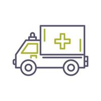 Krankenwagen-Vektor-Symbol vektor