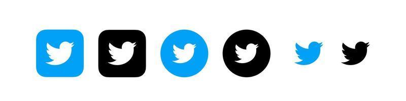 Twitter-Logo, Twitter-Icon-Vektor, Twitter-Symbol-freier Vektor