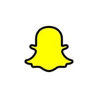 Snapchat-Logo-Vektor, Snapchat-Icon-Vektor freier Vektor