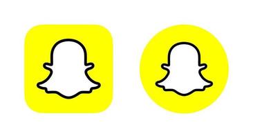 Snapchat-Logo-Vektor, Snapchat-Icon-Vektor freier Vektor