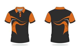 tshirt polo design, orange mall vektor