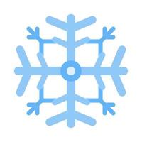 snöflinga ikon i platt stil vektor, snö ikon, vinter- ikon vektor