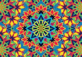 Buntes Kaleidoskop-Muster vektor