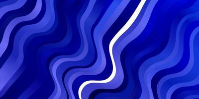 ljusrosa, blå vektormall med kurvor. vektor
