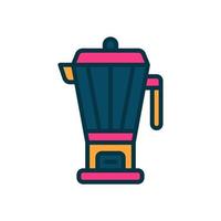 Kaffeekannen-Symbol für Ihre Website, Ihr Handy, Ihre Präsentation und Ihr Logo-Design. vektor