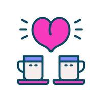 Tasse Kaffee-Symbol für Ihre Website, Ihr Handy, Ihre Präsentation und Ihr Logo-Design. vektor