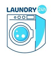 Wäscheservice 24h, Wäsche waschen und reinigen vektor