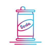 Soda kann Vektorsymbol vektor