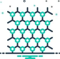 Mischsymbol für Graphen vektor