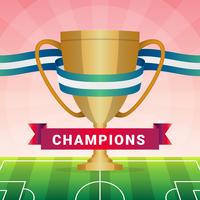 champions league trophy illustration vektor