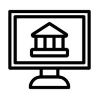 Online-Banking-Icon-Design vektor