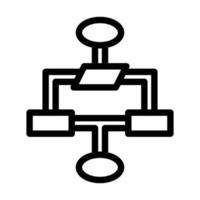 Flussdiagramm-Icon-Design vektor