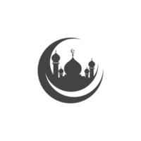 Moschee muslimische Symbol Vektor Illustration