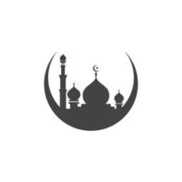 Moschee muslimische Symbol Vektor Illustration