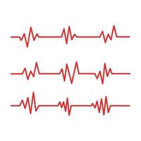 hälsa medicinsk hjärtslag puls vektor