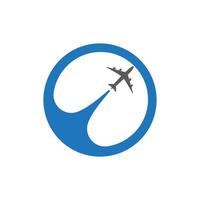 Flugzeug-Symbol-Vektor-Illustration-Design vektor