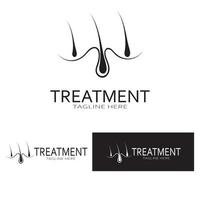 hår behandling logotyp hår transplantation logotyp, borttagning logotyp vektor bild design illustration