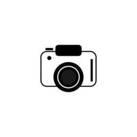 kamera fotografi logotyp ikon vektor mall.