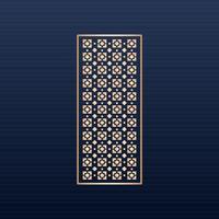 Muster mit weißem Hintergrund, islamische Vektoren mit floralen Paneelen für CNC-Laserschneiden - nahtlose gestanzte dekorative Mustervorlage - lasergeschnittenes Paneel-Set, orientalisch