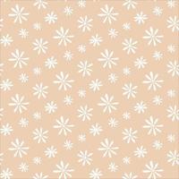 Nahtloses Muster mit Doodle-Gänseblümchen-Blumenfeld. einfaches Design für Oberfläche und Textil vektor