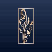 Muster mit weißem Hintergrund, islamische Vektoren mit floralen Paneelen für CNC-Laserschneiden - nahtlose gestanzte dekorative Mustervorlage - lasergeschnittenes Paneel-Set, orientalisch