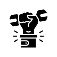 Gewerkschaftssymbol für Ihre Website, Ihr Handy, Ihre Präsentation und Ihr Logodesign. vektor