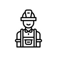 Builder-Symbol für Ihre Website, Ihr Handy, Ihre Präsentation und Ihr Logo-Design. vektor