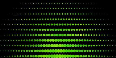 dunkelgrüner, gelber Vektorhintergrund mit Flecken. vektor