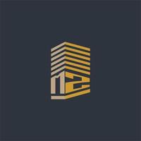 mz Initial Monogram Real Estate Logo-Ideen vektor