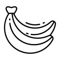 Bananen-Vektordesign im modernen Stil vektor