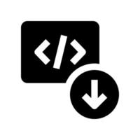 ladda ner koda ikon för din hemsida, mobil, presentation, och logotyp design. vektor