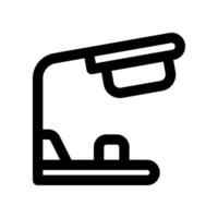 Schreibtischlampensymbol für Ihre Website, Ihr Handy, Ihre Präsentation und Ihr Logo-Design. vektor