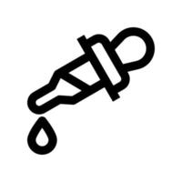 Dropper-Symbol für Ihre Website, Ihr Handy, Ihre Präsentation und Ihr Logo-Design. vektor