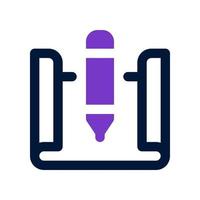 Blaupausensymbol für Ihre Website, Ihr Handy, Ihre Präsentation und Ihr Logodesign. vektor