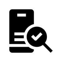 Smartphone-Symbol für Ihre Website, Ihr Handy, Ihre Präsentation und Ihr Logo-Design. vektor