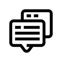 Chat-Box-Symbol für Ihre Website, Ihr Handy, Ihre Präsentation und Ihr Logo-Design. vektor
