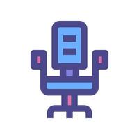 kontor stol ikon för din hemsida, mobil, presentation, och logotyp design. vektor