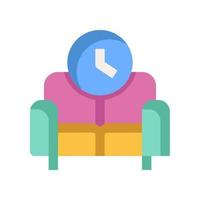 Sofa-Symbol für Ihre Website, Ihr Handy, Ihre Präsentation und Ihr Logo-Design. vektor