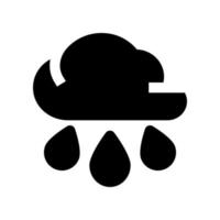 regn ikon för din hemsida, mobil, presentation, och logotyp design. vektor
