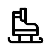 Schlittschuh-Symbol für Ihre Website, Ihr Handy, Ihre Präsentation und Ihr Logo-Design. vektor