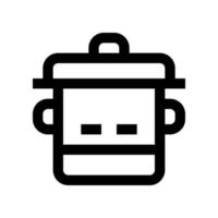 Hot-Pot-Symbol für Ihre Website, Ihr Handy, Ihre Präsentation und Ihr Logo-Design. vektor