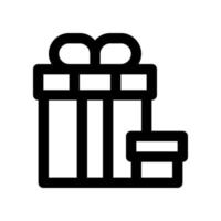 Geschenkbox-Symbol für Ihre Website, Ihr Handy, Ihre Präsentation und Ihr Logo-Design. vektor