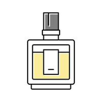 cologne doft flaska parfym Färg ikon vektor illustration