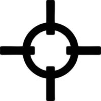 Ziel-Fokus-Symbol-Symbol-Vektorbild, Illustration des Erfolgsziel-Symbol-Konzepts. Folge 10 vektor